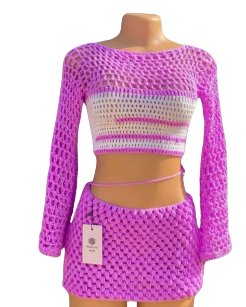 Two Piece Crochet Set - A Perfect Blend of Style and Comfort