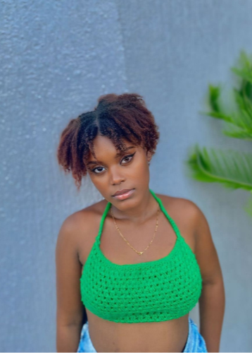 Haut en crochet vert – Simple et élégant 💚✨