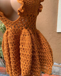 Robe au crochet élégante – Design romantique 💚✨ 